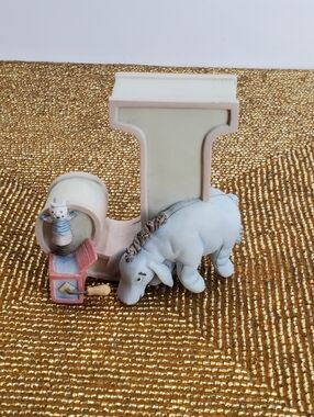 Disney Classic Pooh Eeyore Alphabet Letter J Michel & Co Wall Decor 3 inch